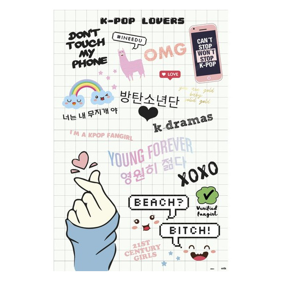 Póster K Pop Lovers (24)  GRUPO ERIK