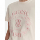 MADDALENA CN SS T-SH CREAM WHITE