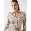 LS BLERTA CHEMISIER 4G ALL OVER LOGO LOV