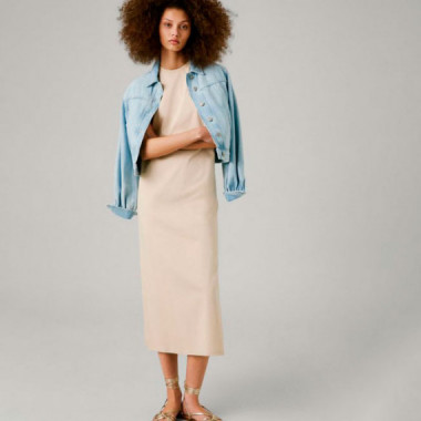 Pepe Jeans Vestido Beige PL953750-833