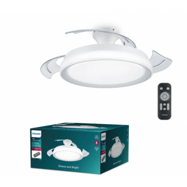 Ventilador Techo Philips Bliss Luz LED