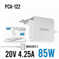 Cargador Portátil para Macbook ACCETEL 85W 20V 4.25A Magsafe 2/T PCA-122