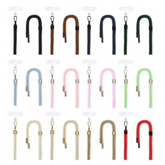 Cordón Liso Universal ACCETEL para Funda de Móvil CCD02-1 Negro