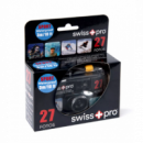 Cámara Desechable Swiss+pro 35MM Resistente Al Agua 400-27 Sport 27 Fotos SWI401501  SWISS + PRO