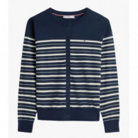 TOMMY HILFIGER - Co Jersey Stitch Cardigan - 0A6 - F|WW0WW42370/0A6