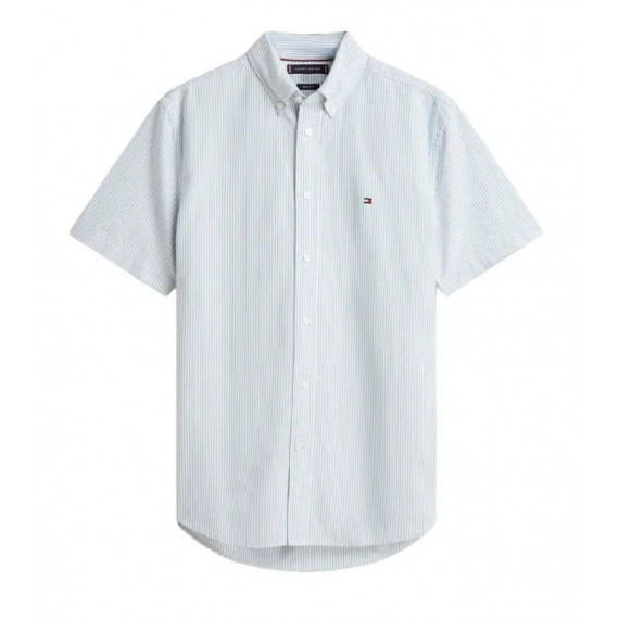 TOMMY HILFIGER - Heritage Oxf Stp Shirt S/s - 0CD - F|MW0MW41664/0CD