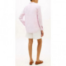 TOMMY HILFIGER - Ess Linen Relaxed Ls Shirt - Vqu - F|WW0WW44679/VQU