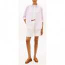 TOMMY HILFIGER - Ess Linen Relaxed Ls Shirt - Vqu - F|WW0WW44679/VQU