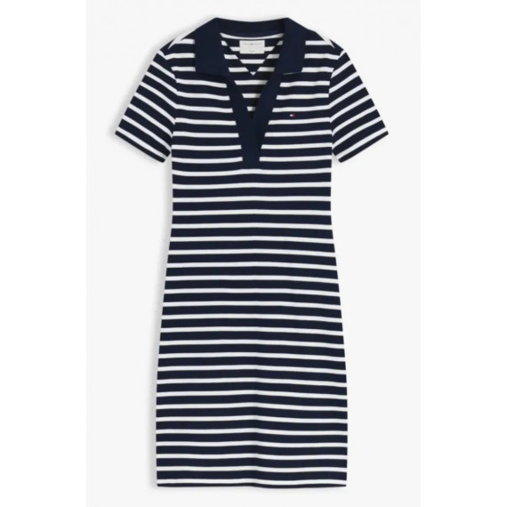TOMMY HILFIGER - Slim Open Nk Polo Dress Ss - 0X4 - F|WW0WW42567/0X4
