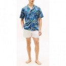 TOMMY HILFIGER - Woven Bowling Shirt Print - 0G5 - F|UM0UM03814/0G5