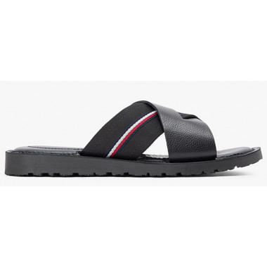 TOMMY HILFIGER - Core Hilfiger Lth Criss C Sandal - Bds - F|FM0FM05783/BDS