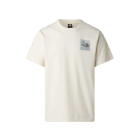 Camisetas Hombre Camiseta THE NORTH FACE Holgada con Estampado Gráfico Mountain Escape White Dune
