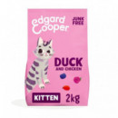 Edgard&cooper Gato Kitten Pato y Pollo 2 Kg  EDGARD & COOPER