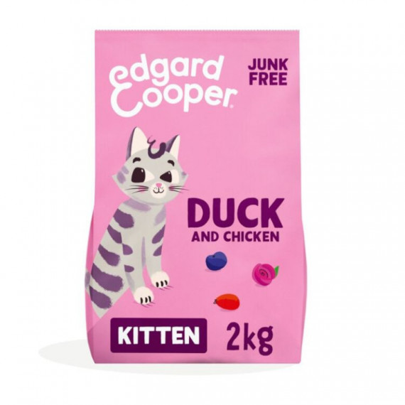 Edgard&cooper Gato Kitten Pato y Pollo 2 Kg  EDGARD & COOPER