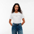 Camiseta de punto con cuello redondo