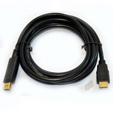 CABLE DISPLAYPORT MACHO - HDMI MACHO 5 M. MALLADO