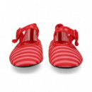 Mercedes Malla Listas Rosa+rojo  CAMPER