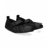Bailarina+mercedes Lazo Piel Negro  CAMPER