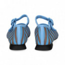 Mercedes Malla Listas Cielo+marron  CAMPER