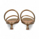 Pala 2 Tiras Acolchadas Bronce  BIBI LOU