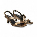 Sandalia Mini Circulos Bronce  BIBI LOU