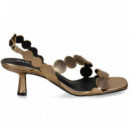 Sandalia Mini Circulos Bronce  BIBI LOU
