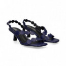 Sandalia Mini Circulos Azul  BIBI LOU