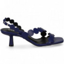 Sandalia Mini Circulos Azul  BIBI LOU
