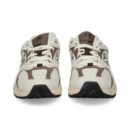 DEPORTIVO PRINT MALLA MARRON+BLANCO