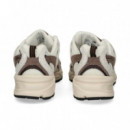 DEPORTIVO PRINT MALLA MARRON+BLANCO