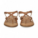 Esclava Cruzada Beige+cuero  TWEST