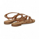 Esclava Cruzada Beige+cuero  TWEST
