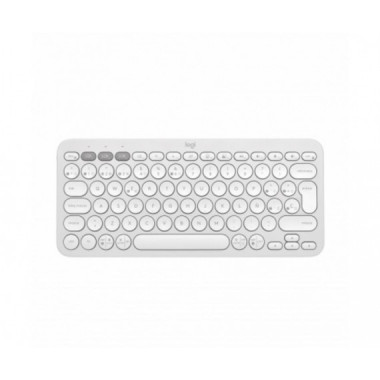 Teclado Logitech K380S Blanco Bluetooth Inal&aacute;mbrico (920-011828)