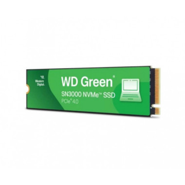 Disco Duro SSD Western Digital WD Green SN3000 NVMe M.2 de 500 GB (WDS500G4G0E)