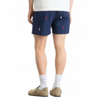 Polo RALPH LAUREN - Woven-shorts - Newport Navy W Flag Aoe - 710A13007001/NEWPORT Navy W Flag Aoe