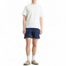 Polo RALPH LAUREN - Woven-shorts - Newport Navy W Flag Aoe - 710A13007001/NEWPORT Navy W Flag Aoe
