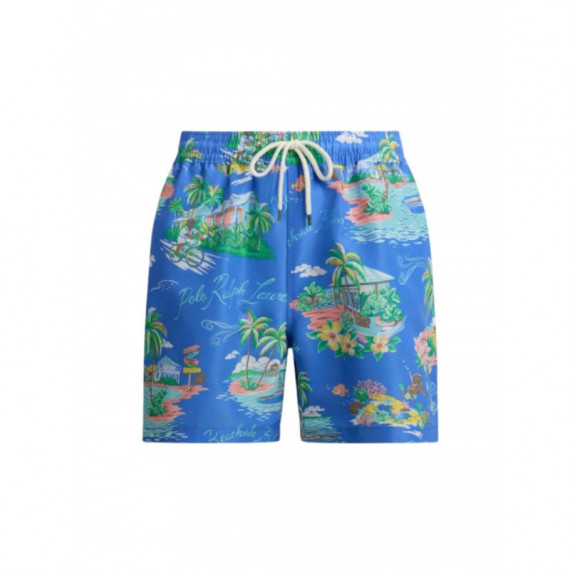Polo RALPH LAUREN - Woven-trunk-swim Bottom - Bahamas Bear - 710B13657001/BAHAMAS Bear