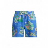 Polo RALPH LAUREN - Woven-trunk-swim Bottom - Bahamas Bear - 710B13657001/BAHAMAS Bear