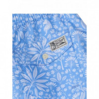 Polo RALPH LAUREN - Woven-trunk-swim Bottom - Blue Tiger Paradise - 710B14029001/BLUE Tiger Paradise