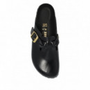 BIRKENSTOCK - Boston Braided - Black - 1030592/BLACK