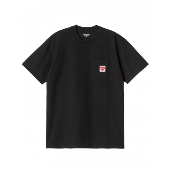 CARHARTT - S/S Pocket Heart T-Shirt Organic Cotton Single Jersey - 1V2XX - I032128/1V2XX