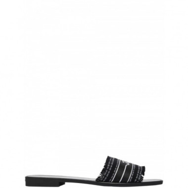 KARL LAGERFELD - Skoot Iii Border Slide - B00 - KL80411C/B00