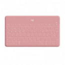 Teclado LOGITECH Keys To Go Wireless For Macos Rose