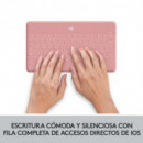 Teclado LOGITECH Keys To Go Wireless For Macos Rose