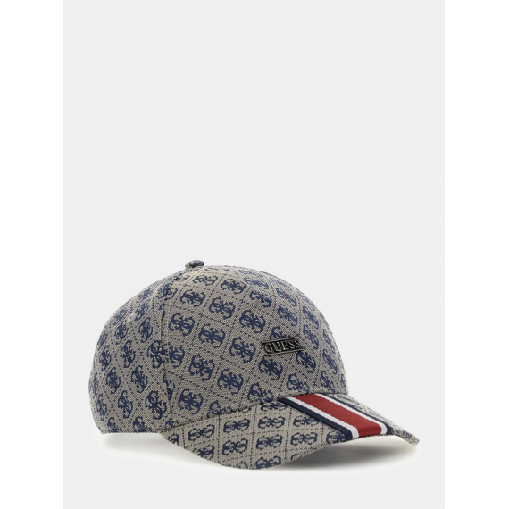 Gorra Guess Boston gris estampado 4G