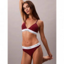 Thong Seamless Emblem+dark Berry  CALVIN KLEIN