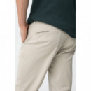 Pantalones Pantalón TIFFOSI Chino H102 Beige Claro