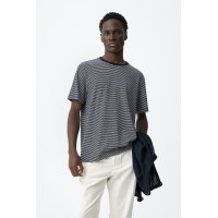 Camisetas Hombre Camiseta TIFFOSI Fox Rayas Azul Marina