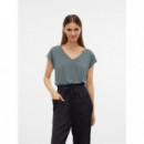 Camiseta VERO MODA Filli Balsam Green Dark Green