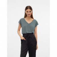 Camiseta VERO MODA Filli Balsam Green Dark Green